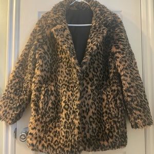 Cheetah Fur Coat.